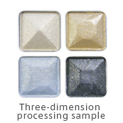 Three-dimension processing sample