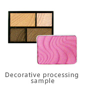Decorative processing sample