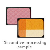 Decorative processing sample