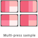 Multi-press sample